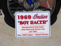 Americký mini motocykl Indian Boy Racer s motorem Jawa 20 Pionýr