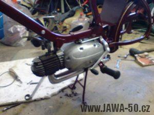 Renovace Jawa 550 Pionýr z roku 1958 - motor