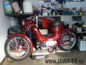 Renovace Jawa 550 Pionýr z roku 1958