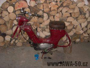 Jawa 550 Pionýr z roku 1958 - rozebírání