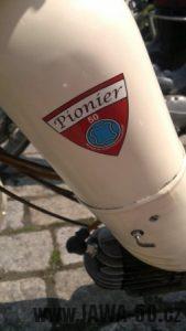 Napodobenina nálepky prototypu Jawa 359