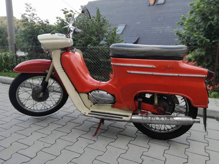 Motocykl Jawa 50 typ 20 Pionýr z roku 1969 (druhá výrobní etapa)