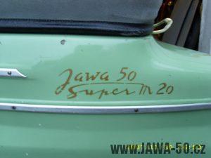 Jawa 50 Super M20 - vývozní verze do Maďarska