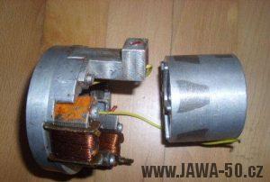 Originální tyristorové bezkontaktní zapalování pro Jawa 23 Mustang