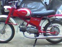 Brazilský motocykl Leonette 05-3 marchas Sport s motorem Jawa 05 Pionýr
