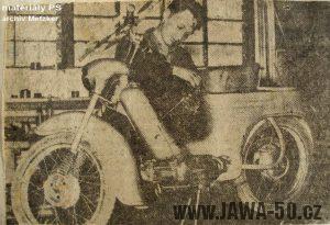 Výroba slovenského prototypu Jawy 555