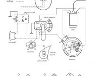 Schéma zapojení elektroisntalace motocyklu Jawa 555 Pionýr (1958-1962)