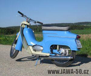 Motocykl Jawa 05 z roku 1962 v původním stavu