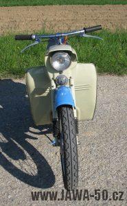 Motocykl Jawa 05 z roku 1962 v původním stavu