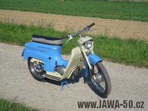 Motocykl Jawa 05 z roku 1962 v původním stavu