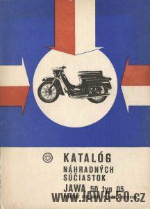 Katalog náhradních dílů k motocyklu Jawa 05 Pionýr