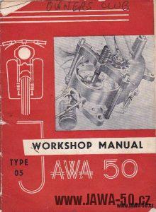 Dílenská příručka Jawa 05 Pionýr (Workshop manual Jawa 50 type 05)