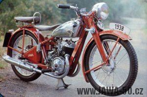 Motocykl Jawa 250 Speciál z roku 1938