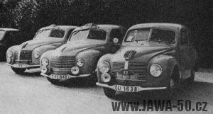 Tým Aero Minor na Rallye Monte Carlo 1949