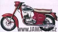 Motocykl Jawa 250 typ 559/03 s automatickou odstředivou spojkou