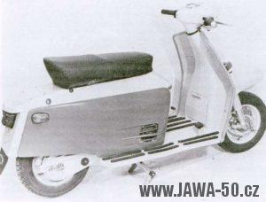 Prototyp skútru Jawa z roku 1965