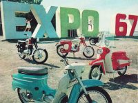 Expo 1967 - motocykly Jawa, Manet