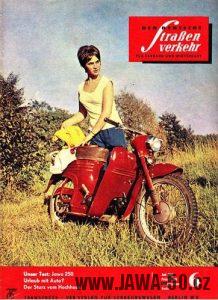Jawa 555 oskútrovaná - Německo 6/1963