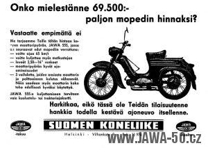 Reklama Jawa 555 Finsko