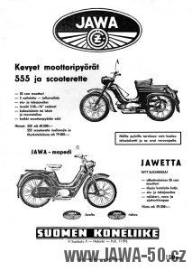 Reklama Jawa 555 Finsko