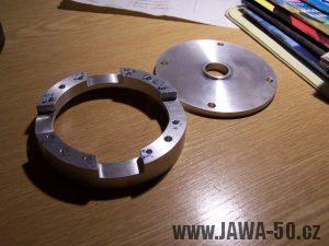 Čtyřpólový (čtyřcívkový) stator zapalování Jawa 50 Pionýr - polotovary