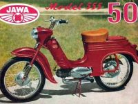 Jawa 555 dobový reklamní prospekt