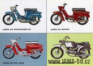 Vývoz Jawa 05 - pro Itálii