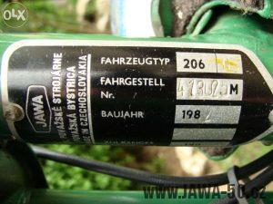 Vývozní moped Jawa 206 N Babetta (Mofa)