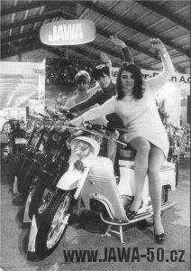 Reklamní prospekt - bílá Jawa 05