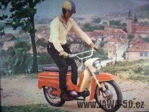 Sériové provedení motocyklu Jawa 05 Sport v terénním provedení