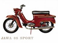 Vývozní Jawa 50 typ 05 Sport - prospekt 1966