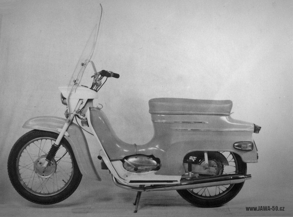 Vývozní motocykl Jawa 05A Pionýr pro USA a Kanadu