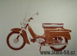 Vývozní motocykl Jawa 05A Sport pro USA a Kanadu
