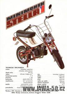 ZVL Kolárovo, RMZ Riga - Minimokik Stella (reklamní prospekt 1989)