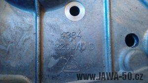 Bloky motoru Jawa 20 vyrobené po roce 1982