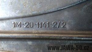 Bloky motoru Jawa 20 vyrobené po roce 1982