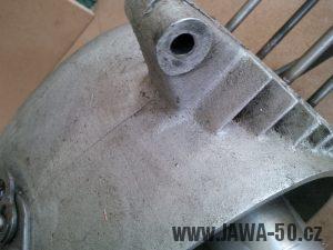 Nejstarší provedení motoru Jawa 550 pařez