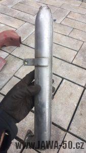 Výfuk motocyklu Jawa 555 Pionýr