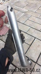 Výfuk motocyklu Jawa 555 Pionýr