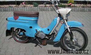 Motocykl Jawa 50 typ 21 Sport (Pionýr) z roku 1968 v původním stavu