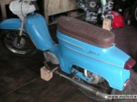 Motocykl Jawa 50 typ 21 Sport (Pionýr) z roku 1968 v původním stavu