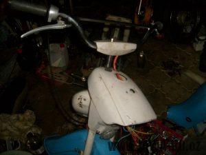 Motocykl Jawa 50 typ 21 Sport (Pionýr) z roku 1968 v původním stavu