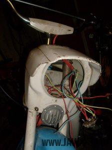 Motocykl Jawa 50 typ 21 Sport (Pionýr) z roku 1968 v původním stavu