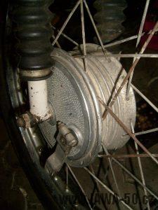 Motocykl Jawa 50 typ 21 Sport (Pionýr) z roku 1968 v původním stavu