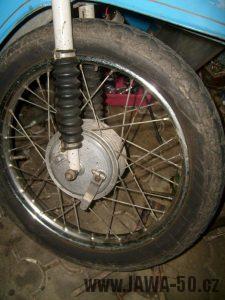 Motocykl Jawa 50 typ 21 Sport (Pionýr) z roku 1968 v původním stavu