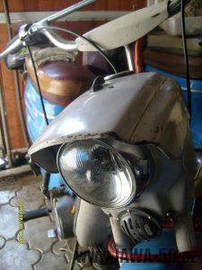 Motocykl Jawa 50 typ 21 Sport (Pionýr) z roku 1968 v původním stavu