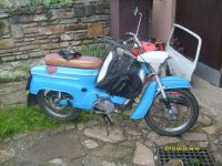 Motocykl Jawa 50 typ 21 Sport (Pionýr) z roku 1968 v původním stavu