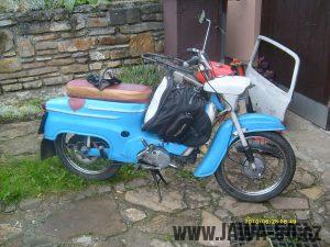 Motocykl Jawa 50 typ 21 Sport (Pionýr) z roku 1968 v původním stavu