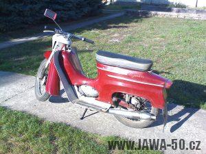 Motocykl Jawa 05 pionýr z roku 1964