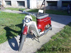 Motocykl Jawa 05 pionýr z roku 1964